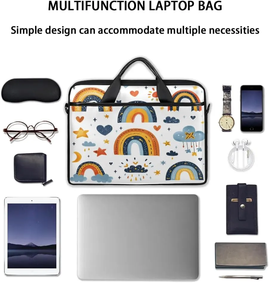 Laptop Shoulder Bag for 13-15 Inch Waterproof Laptop Sleeve Case Bag Slim Computer Carry Case Computer Cases for Laptops