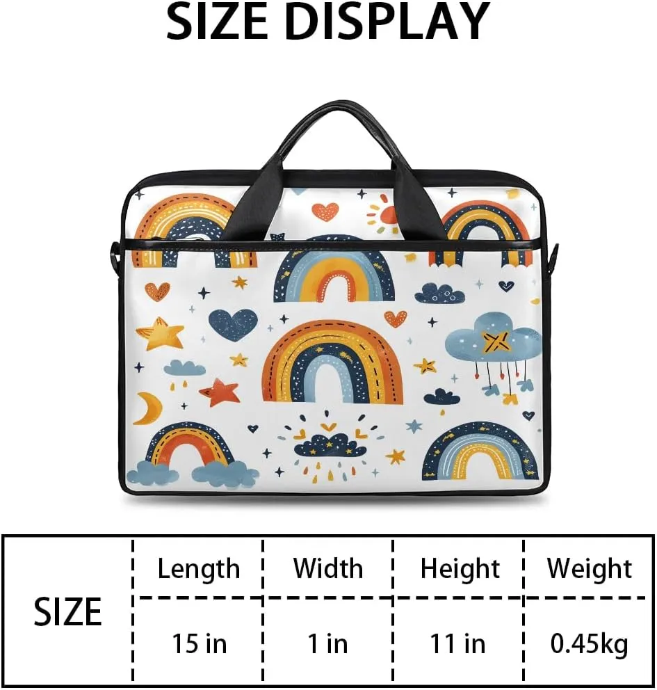 Laptop Shoulder Bag for 13-15 Inch Waterproof Laptop Sleeve Case Bag Slim Computer Carry Case Computer Cases for Laptops