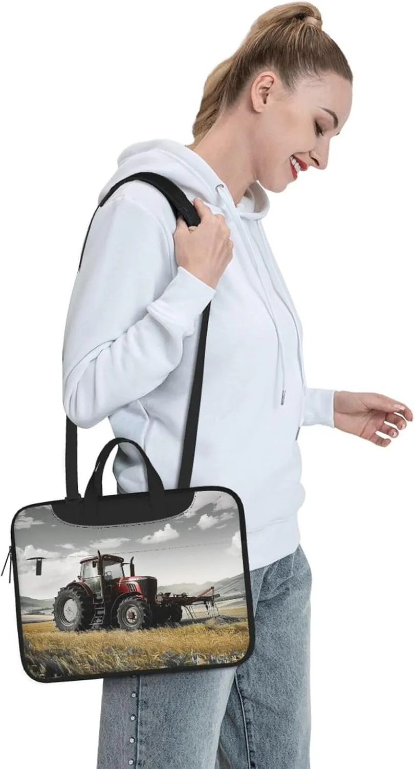 Laptop Tote Bag Tractor Agriculture Quiet Printed Travel Business Computer Bag Work Bag for Men Women