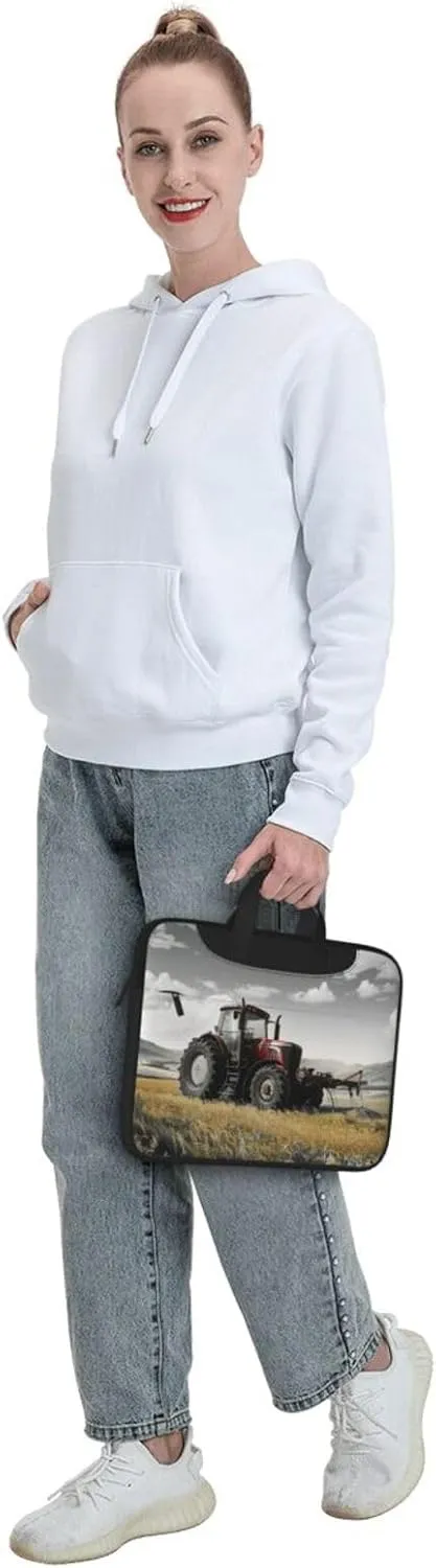 Laptop Tote Bag Tractor Agriculture Quiet Printed Travel Business Computer Bag Work Bag for Men Women