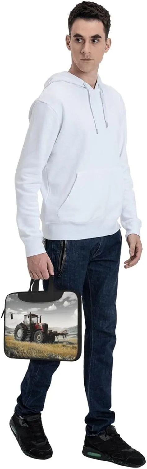 Laptop Tote Bag Tractor Agriculture Quiet Printed Travel Business Computer Bag Work Bag for Men Women