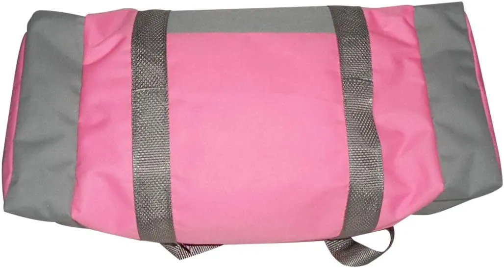 Large Triple Duffle with U Opening, Front Pocket and Two Side Compartment, Perfect Cabin Bag Made in USA.