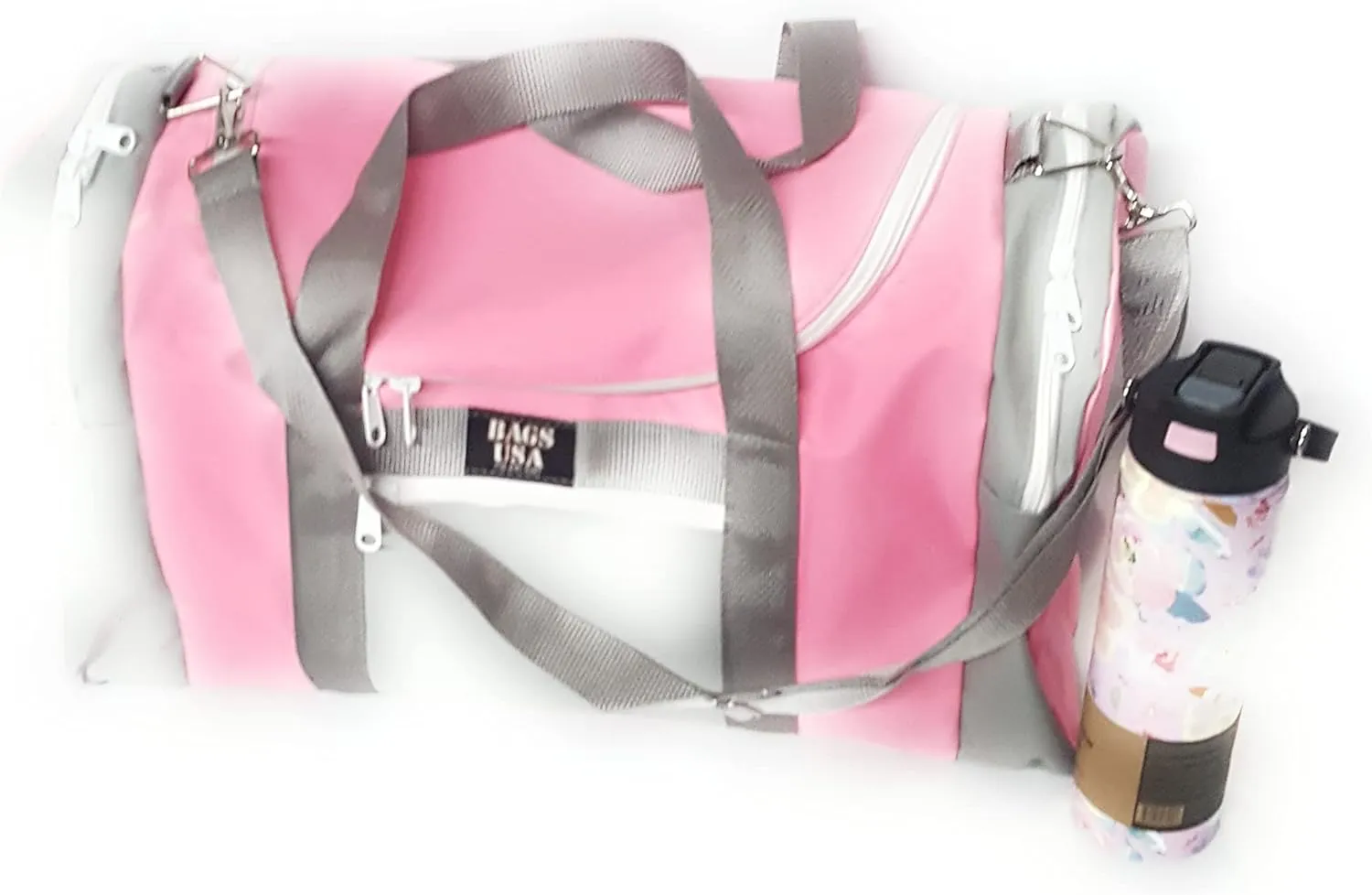 Large Triple Duffle with U Opening, Front Pocket and Two Side Compartment, Perfect Cabin Bag Made in USA.