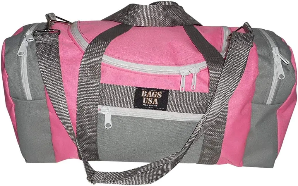 Large Triple Duffle with U Opening, Front Pocket and Two Side Compartment, Perfect Cabin Bag Made in USA.