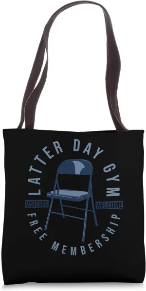 Latter-Day Gym Missionary LDS Church Funny Mormon Tote Bag