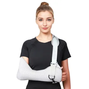 Laway Arm Sling for Women and Men,Shoulder Sling Immobilizer,Breathable Comfortable Sling Arm Shoulder Support,Adjustable Shoulder Rotator Cuff Support Brace,for Broken & Fractured Bones (Large)
