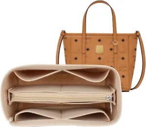 Lckaey purse organizer for tote bag organizer medium bag organizer Bottom thickening 3020khaki-L