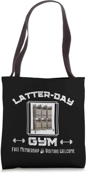 LDS Mormon Funny Latter Day Gym Missionary Tote Bag