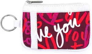 LeSportsac Official Pouch Card Case KEY CARD HOLDER/4009 White Leopard