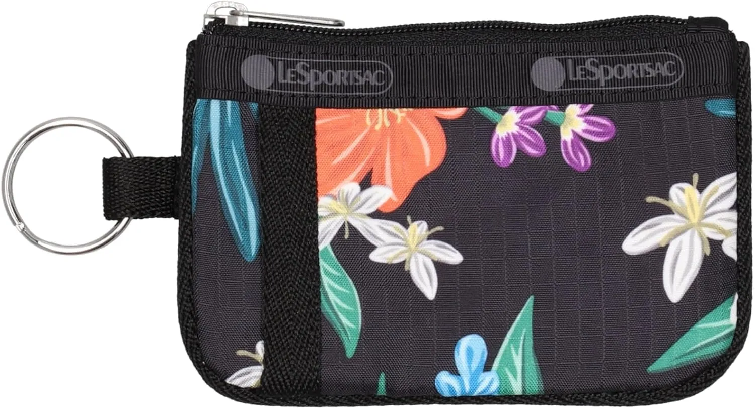 LeSportsac Official Pouch Card Case KEY CARD HOLDER/4009 White Leopard