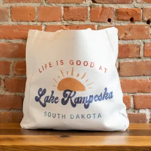 Life is Good at Lake Kampeska Tote
