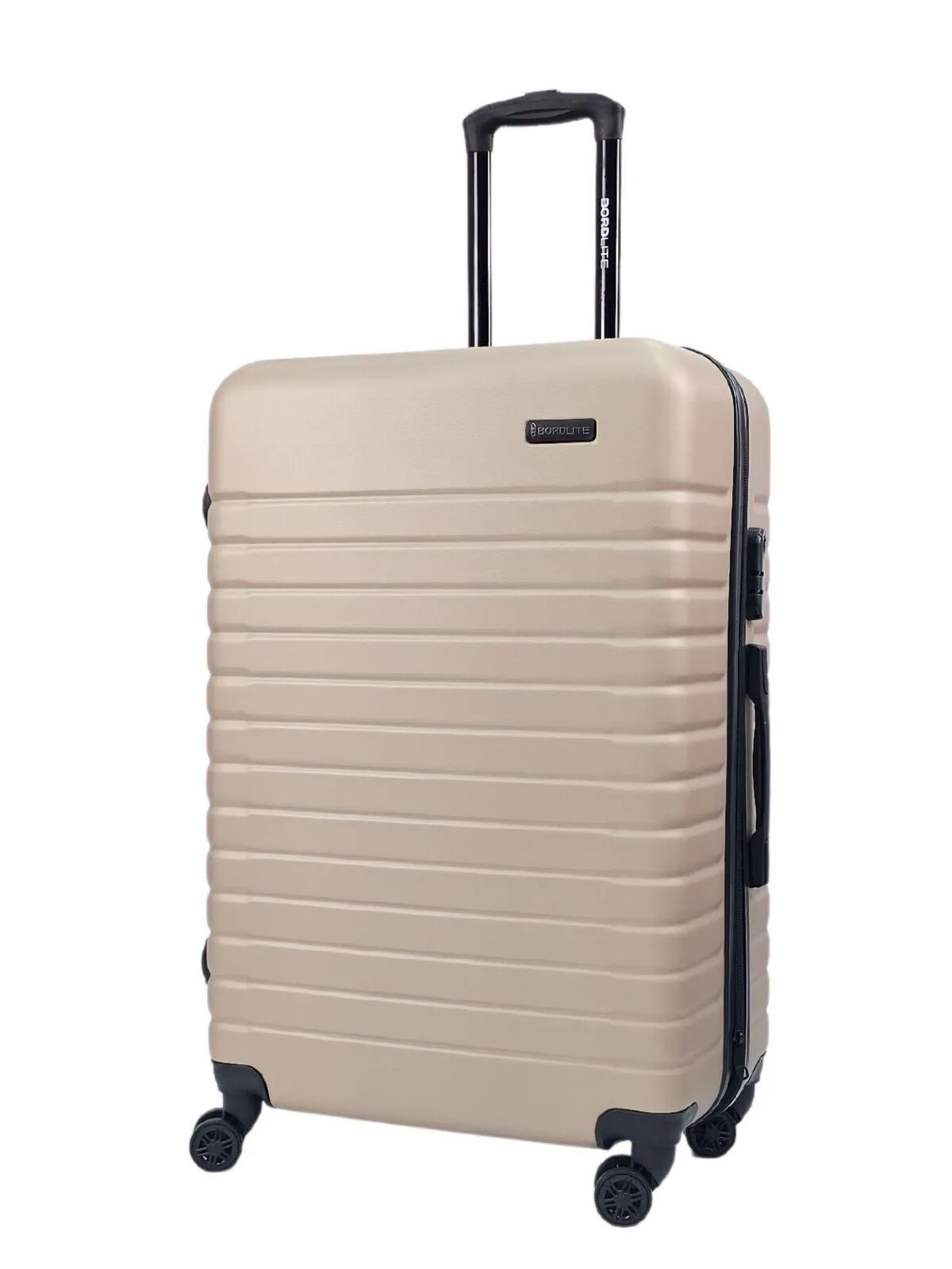 Lightweight Gold Hard Shell ABS Suitcase Set Luggage Travel Trolley Cabin Cases