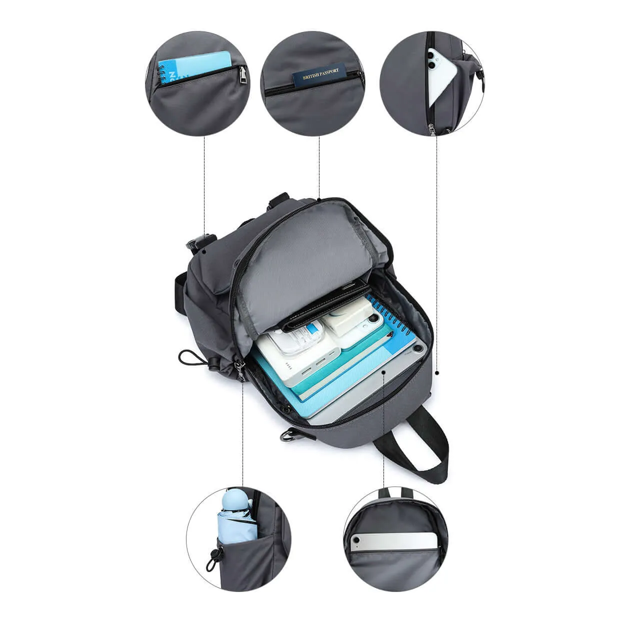 Lightweight Men’s Sling Bag – Stylish & Waterproof