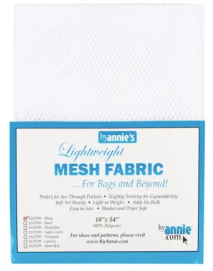 Lightweight Mesh Fabric - White