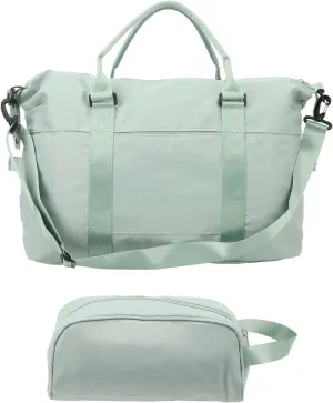 Lododon Travel Bag Large Capacity Portable Hand Shoulder Luggage Bag with Small Pouch for Sports Camping Home (APJ021GE)
