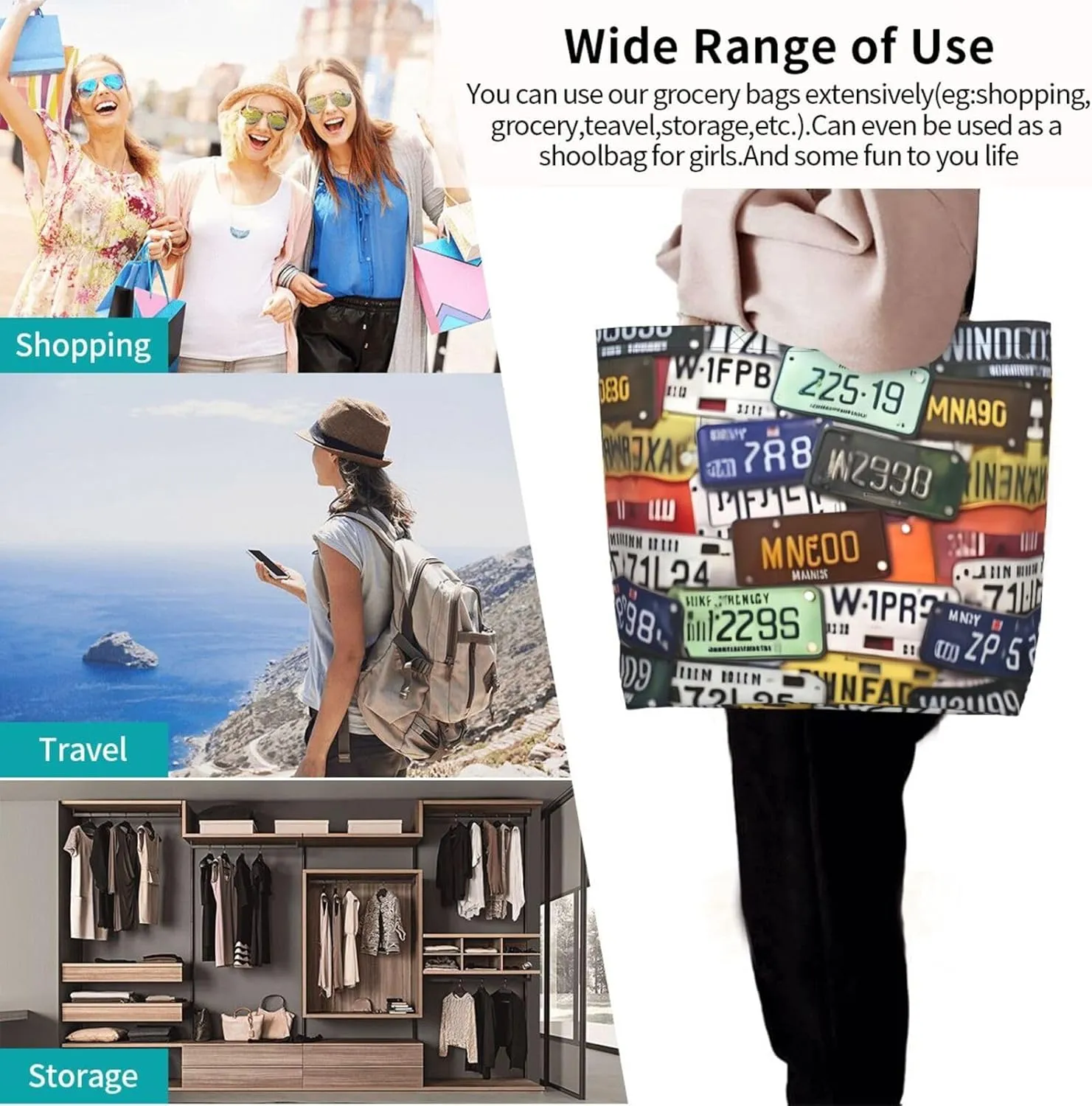 Loon Nature Bird Women Tote Bag,Casual Tote'S Handbag Big Capacity Shoulder Bag Crossbody Bag