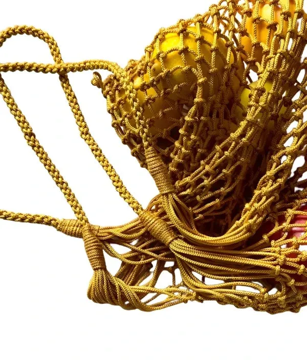 Loose KNOT Recycled OBP Knot Bag - Golden Sun