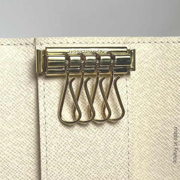 LOUIS VUITTON Key case Key holder  M62630 Damier Azur Canvas Damier Azul Key case for 4 Key holder Damier Azur Multicles4 unisex(Unisex) Used