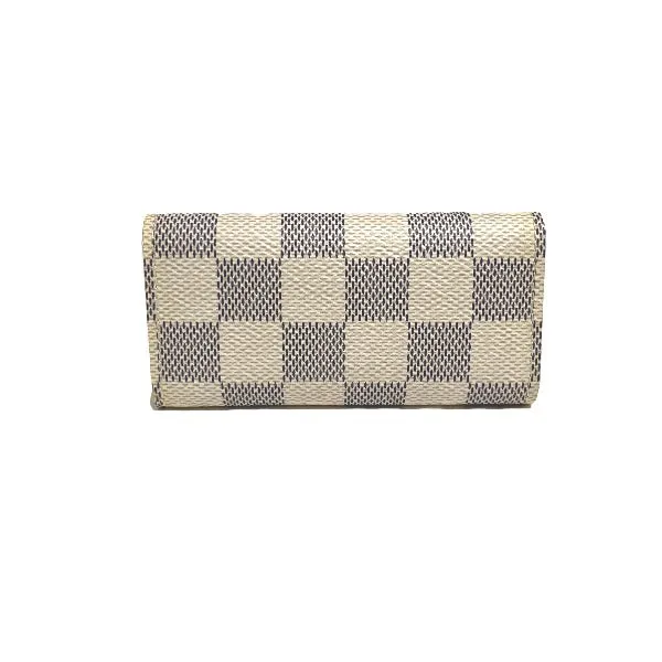 LOUIS VUITTON Key case Key holder  M62630 Damier Azur Canvas Damier Azul Key case for 4 Key holder Damier Azur Multicles4 unisex(Unisex) Used