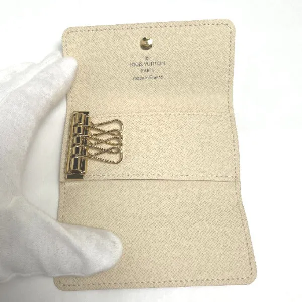 LOUIS VUITTON Key case Key holder  M62630 Damier Azur Canvas Damier Azul Key case for 4 Key holder Damier Azur Multicles4 unisex(Unisex) Used