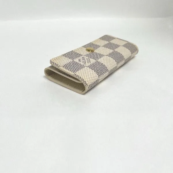 LOUIS VUITTON Key case Key holder  M62630 Damier Azur Canvas Damier Azul Key case for 4 Key holder Damier Azur Multicles4 unisex(Unisex) Used