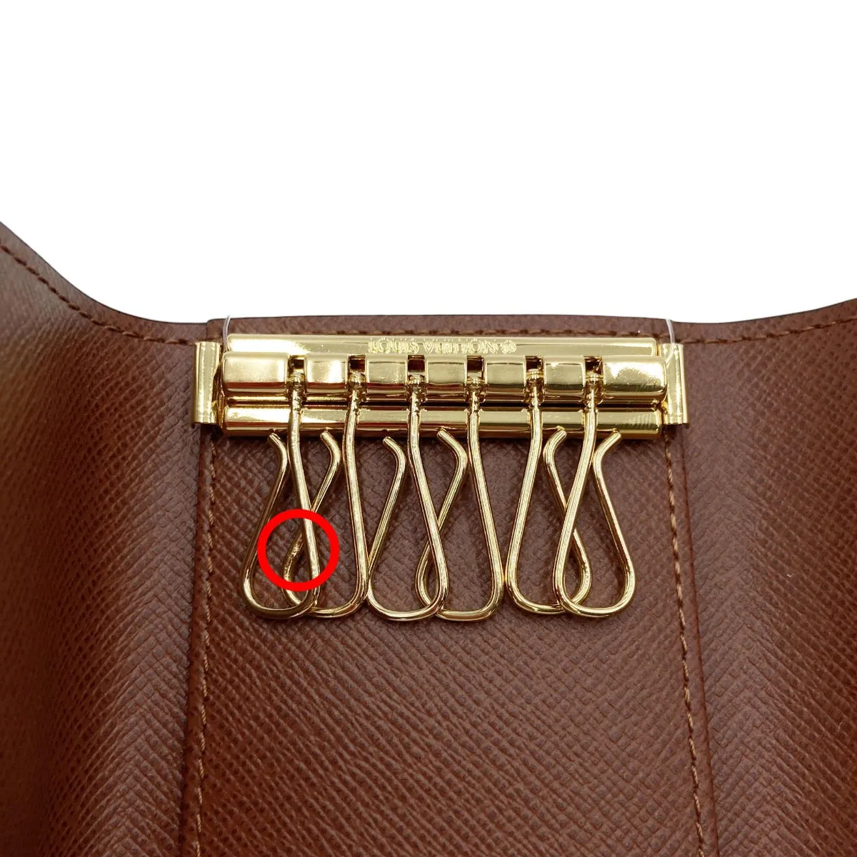 LOUIS VUITTON Key case Key holder  M62630 Monogram canvas Brown Key case Key holder for 6 pieces Monogram Multicles6 unisex(Unisex) Used