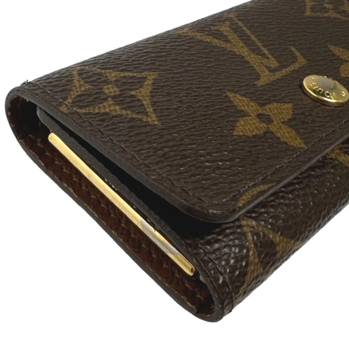 LOUIS VUITTON Key case Key holder  M62631 Monogram canvas Brown Multicles4 Monogram Key case for 4 Key holder unisex(Unisex) Used
