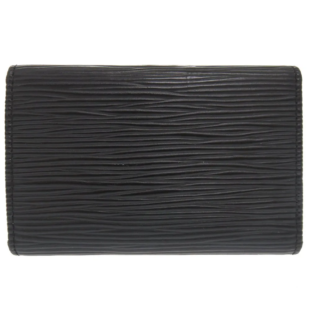 LOUIS VUITTON Key case Key holder  M63812 Epi Leather black Epi Multicles6