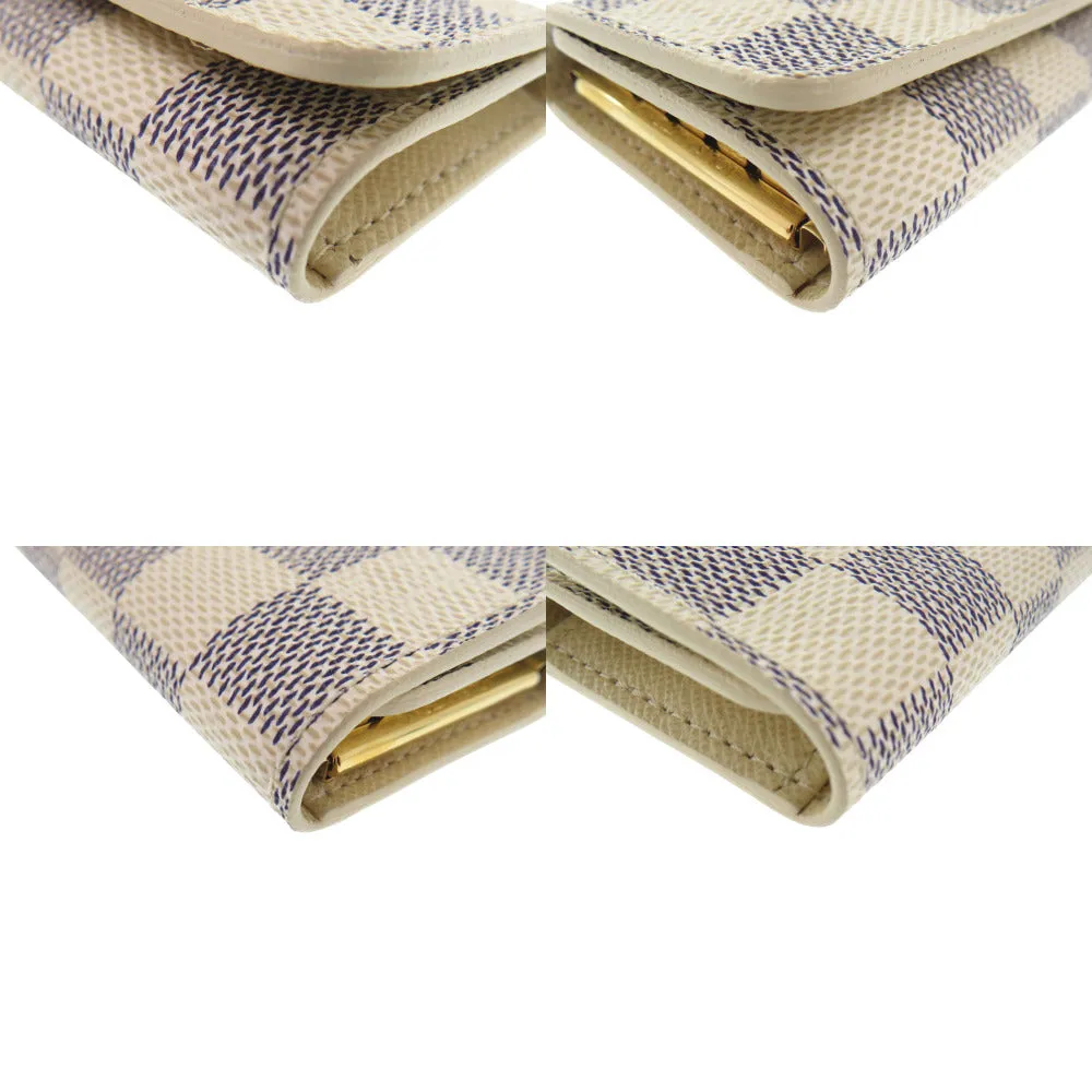LOUIS VUITTON Key case Key holder  N60020 Damier Azur Canvas Damier Azur Multicles4