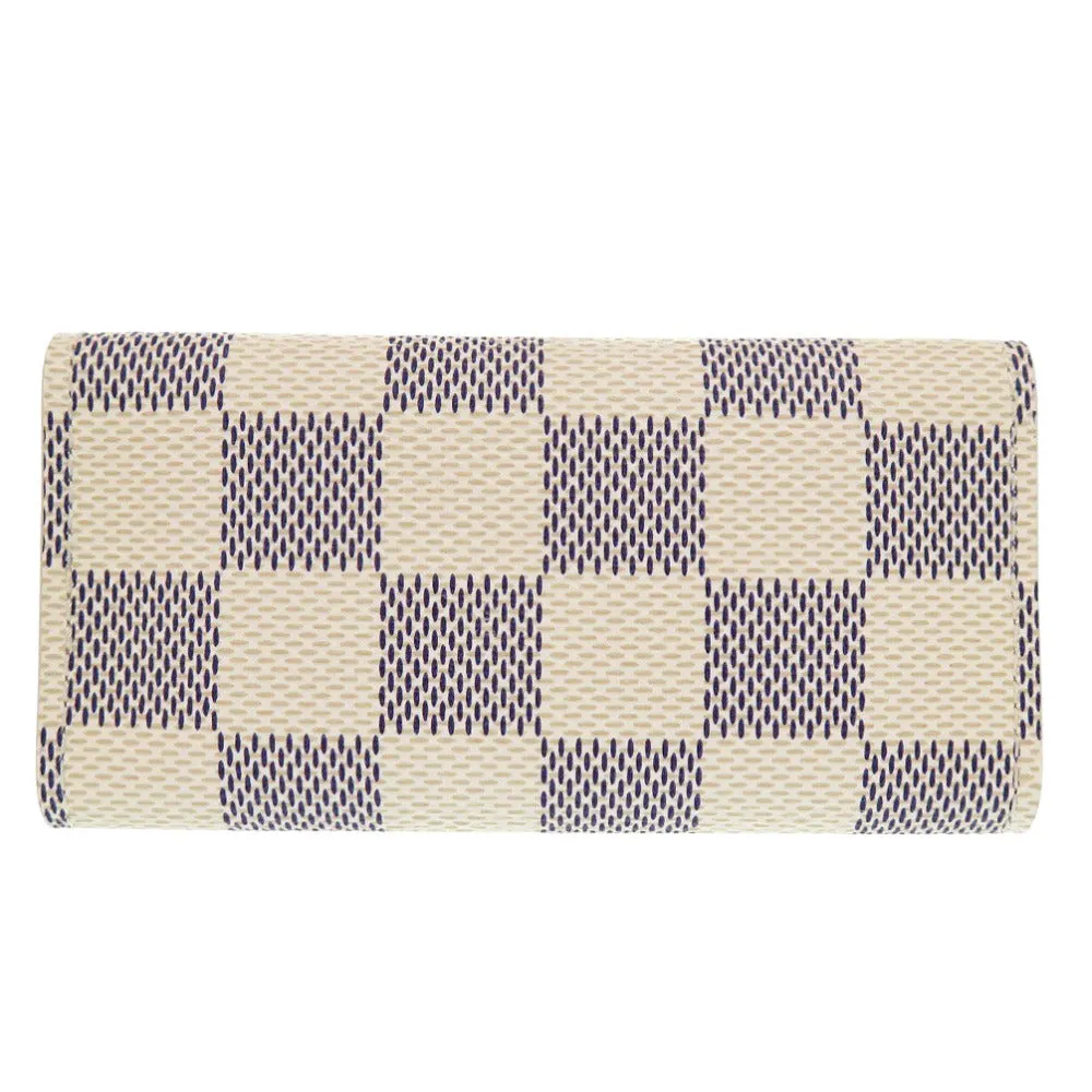 LOUIS VUITTON Key case Key holder  N60020 Damier Azur Canvas Damier Azur Multicles4