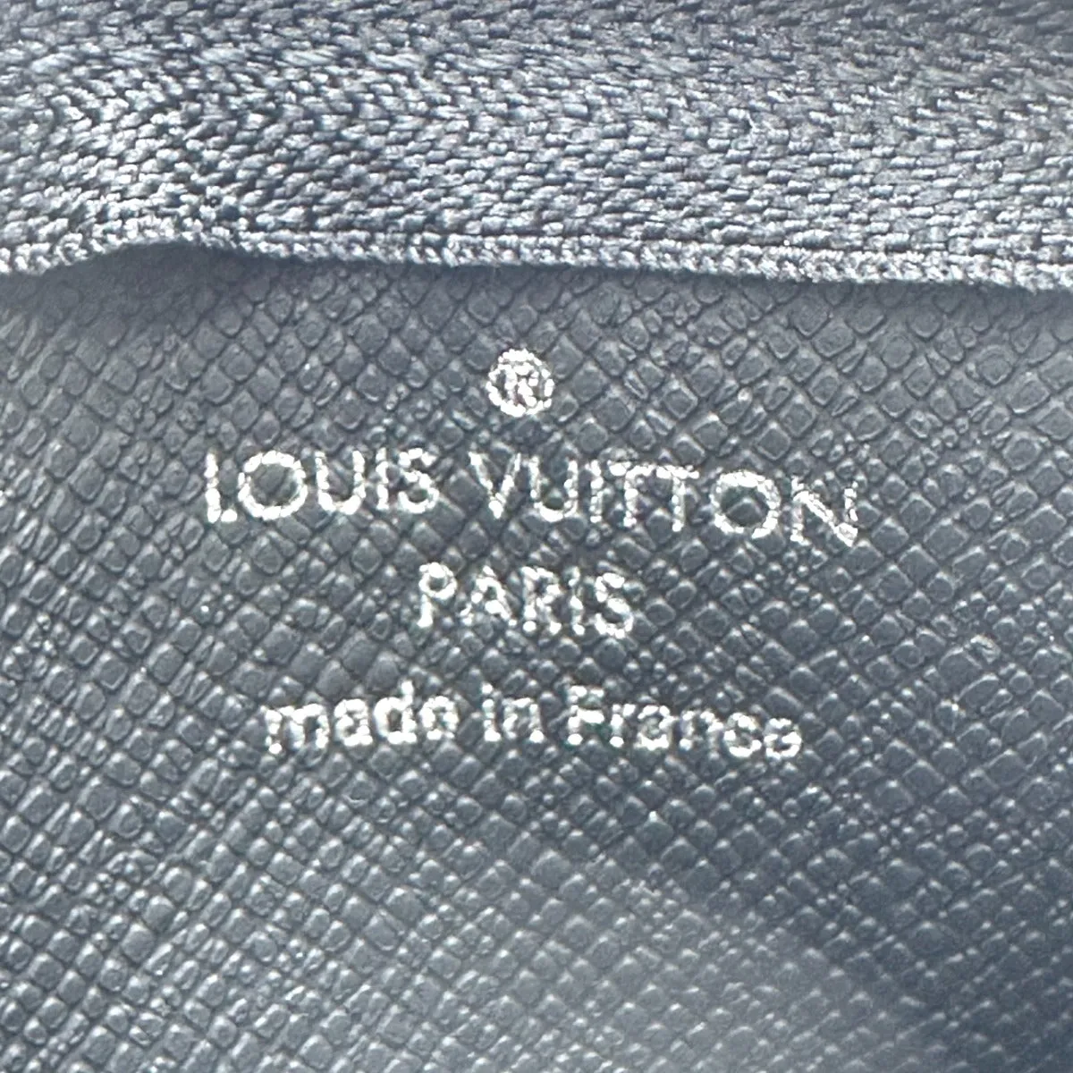 LOUIS VUITTON Key case Key holder  N60155 Damier Grafitto Canvas gray Key case Key holder for coin pocket Graphite Pochette Cre mens Used