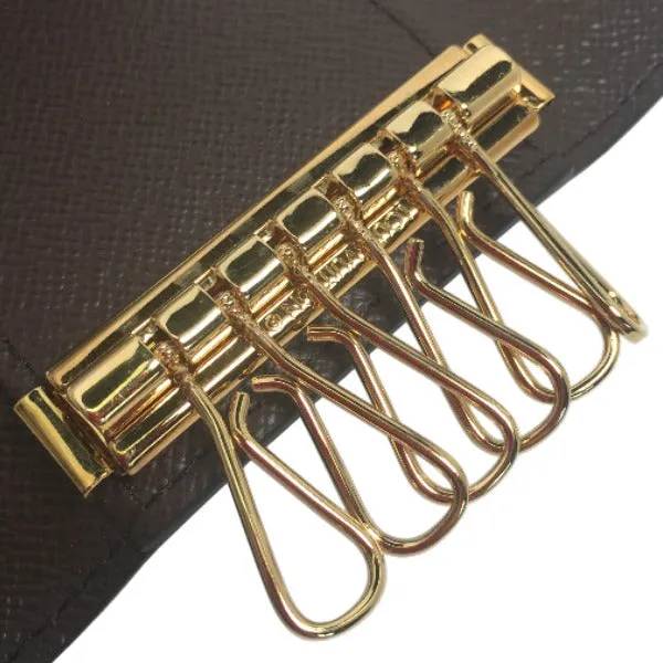 LOUIS VUITTON Key case Key holder  N62630 Damier canvas Brown Key case Key holder for 6 pieces Damier Multicles6 unisex(Unisex) Used