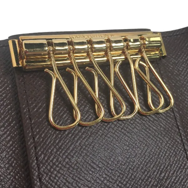 LOUIS VUITTON Key case Key holder  N62630 Damier canvas Brown Key case Key holder for 6 pieces Damier Multicles6 unisex(Unisex) Used