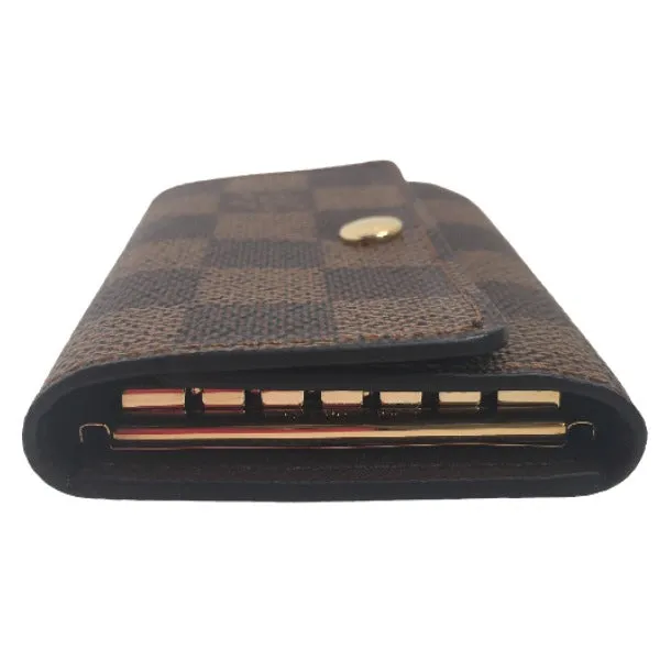 LOUIS VUITTON Key case Key holder  N62630 Damier canvas Brown Key case Key holder for 6 pieces Damier Multicles6 unisex(Unisex) Used