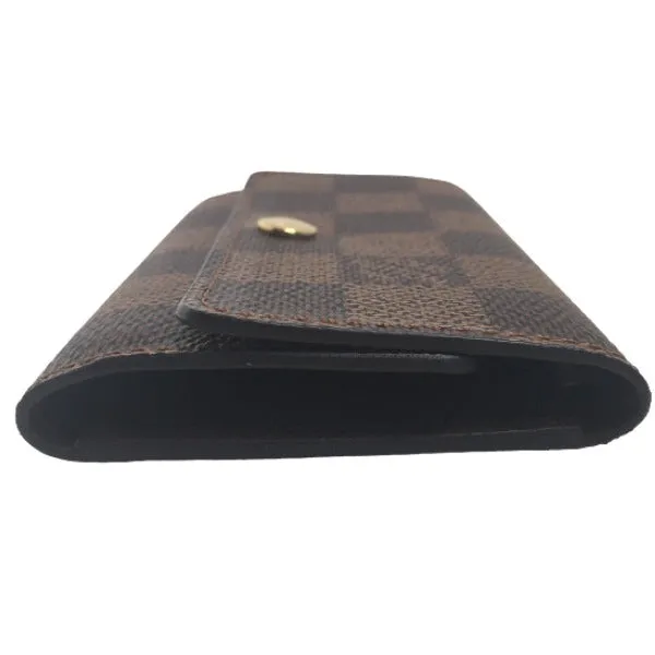 LOUIS VUITTON Key case Key holder  N62630 Damier canvas Brown Key case Key holder for 6 pieces Damier Multicles6 unisex(Unisex) Used