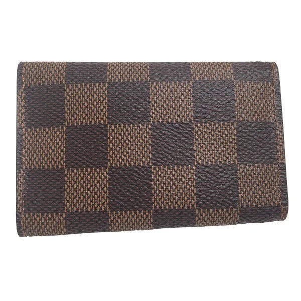 LOUIS VUITTON Key case Key holder  N62630 Damier canvas Brown Key case Key holder for 6 pieces Damier Multicles6 unisex(Unisex) Used