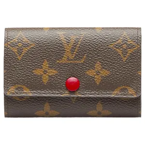 Louis Vuitton Key Holder in Monogram Fuchsia M60701