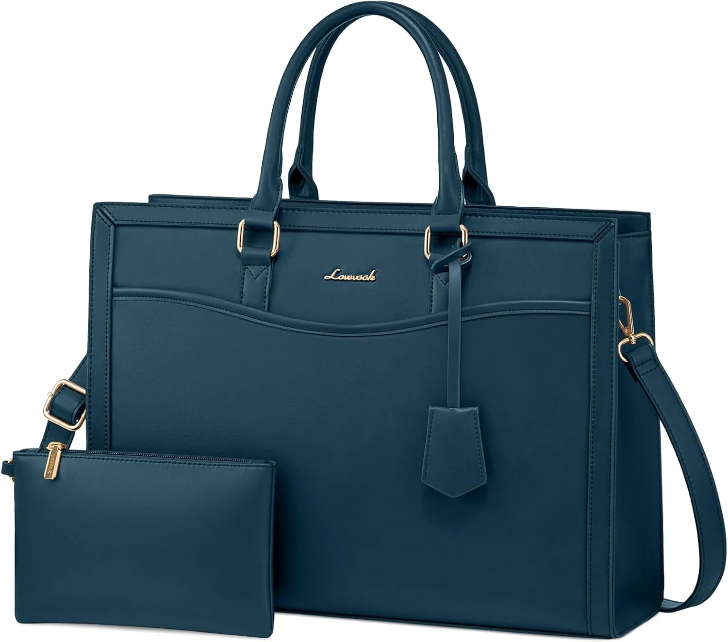 LOVEVOOK Laptop Tote Bag for Women, Office Work Bag Briefcase fit for 15.6 inch Laptop, Large Capacity Teacher Bag Handbag