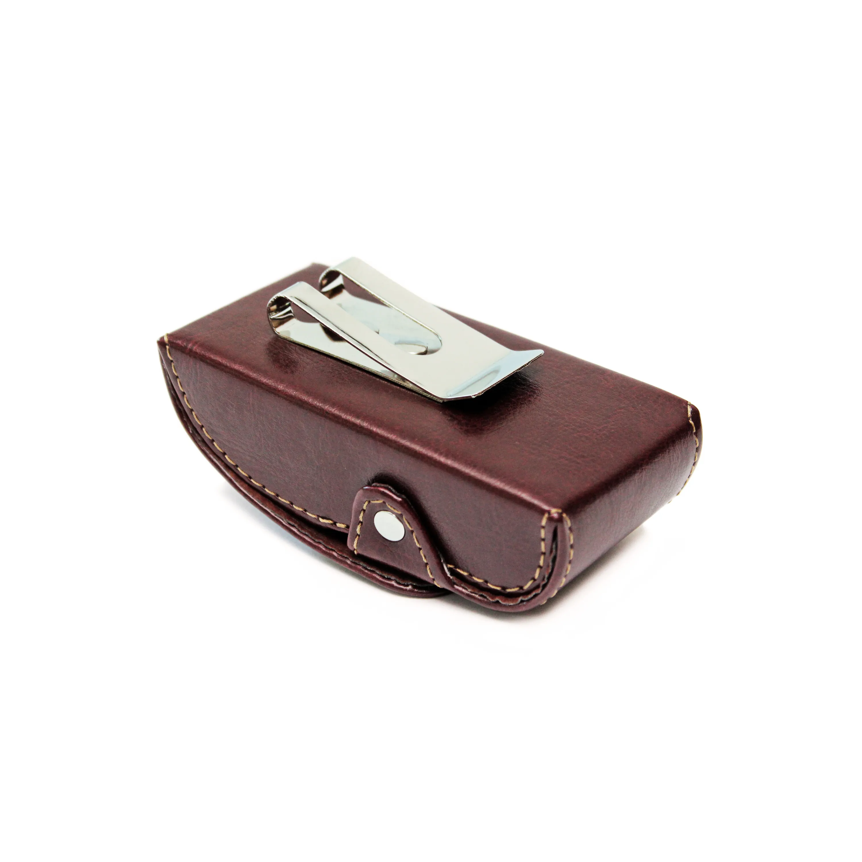 Luxury Cherry Designer Leather Folding Glasses Case