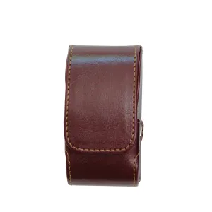 Luxury Cherry Designer Leather Folding Glasses Case