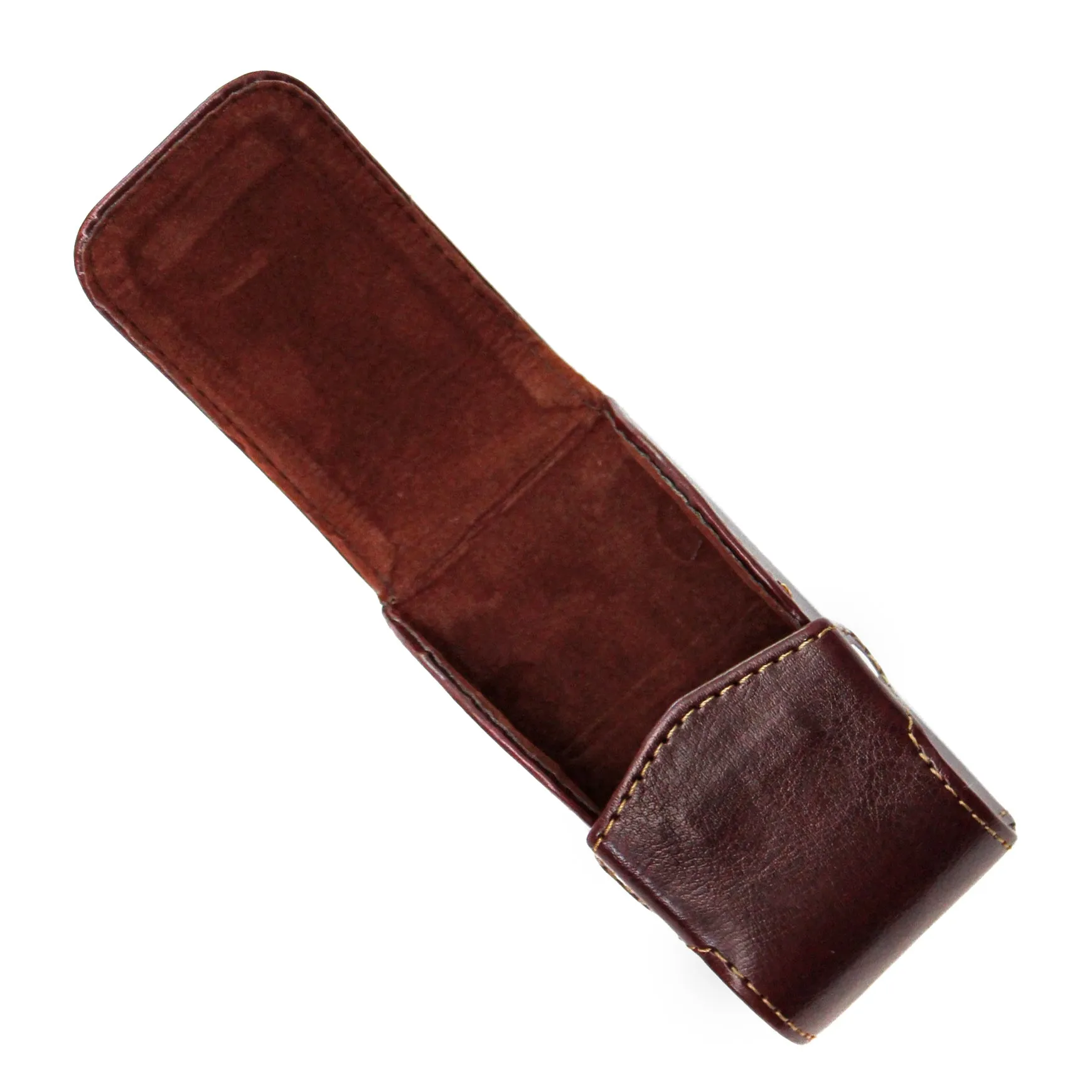 Luxury Cherry Designer Leather Folding Glasses Case