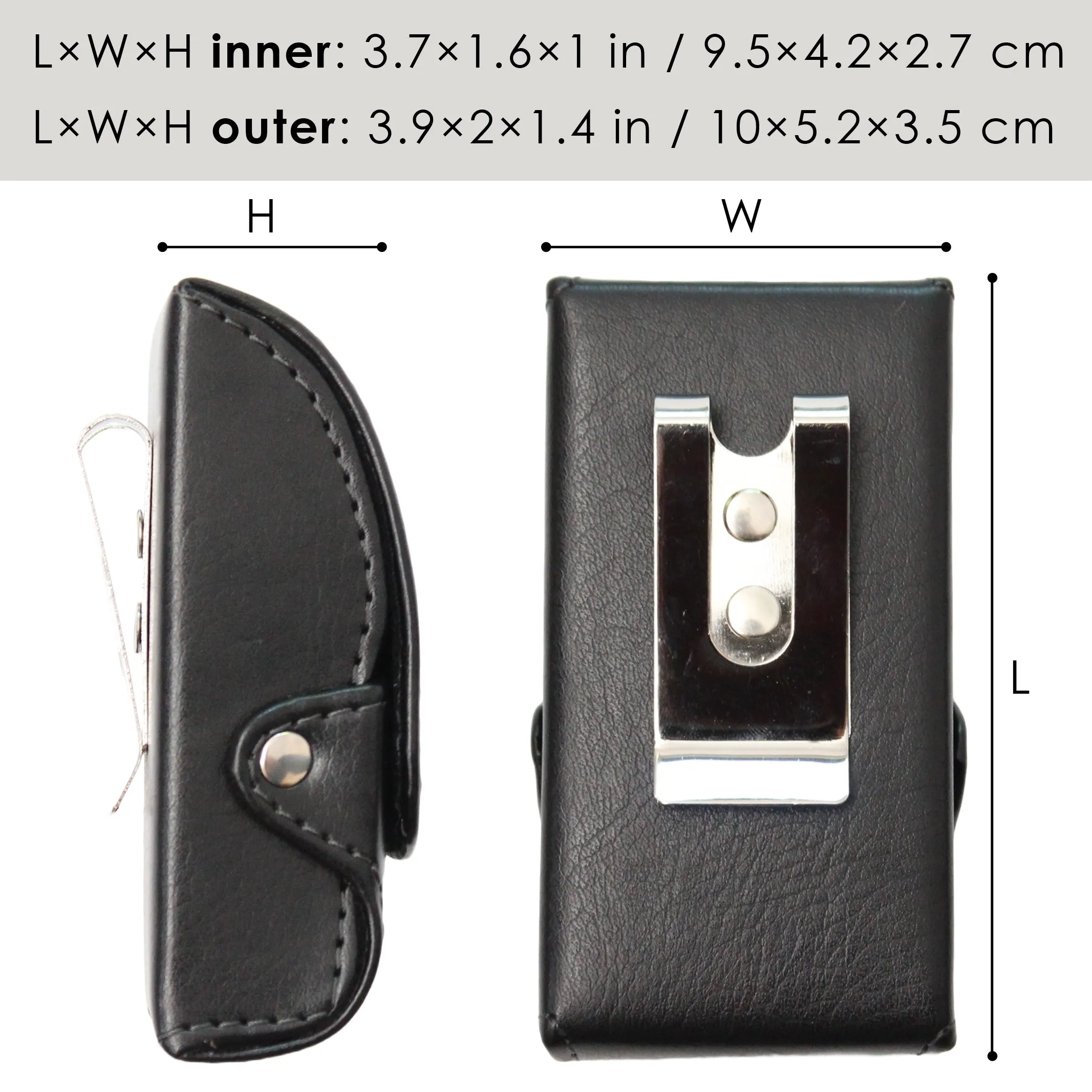 Luxury Cherry Designer Leather Folding Glasses Case