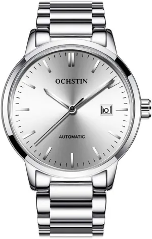 Luxury Men Fashion Mechanical Watch Stainless Steel Strap Men's Business Automatic Watches