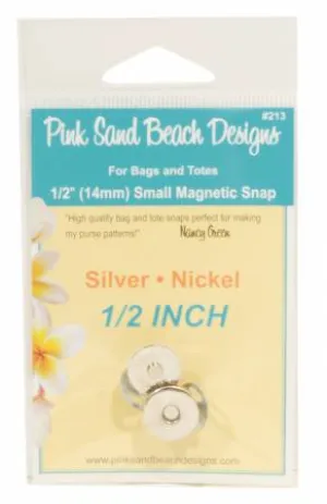 Magnetic Snap 1/2 inch Silver-Nickel psb213