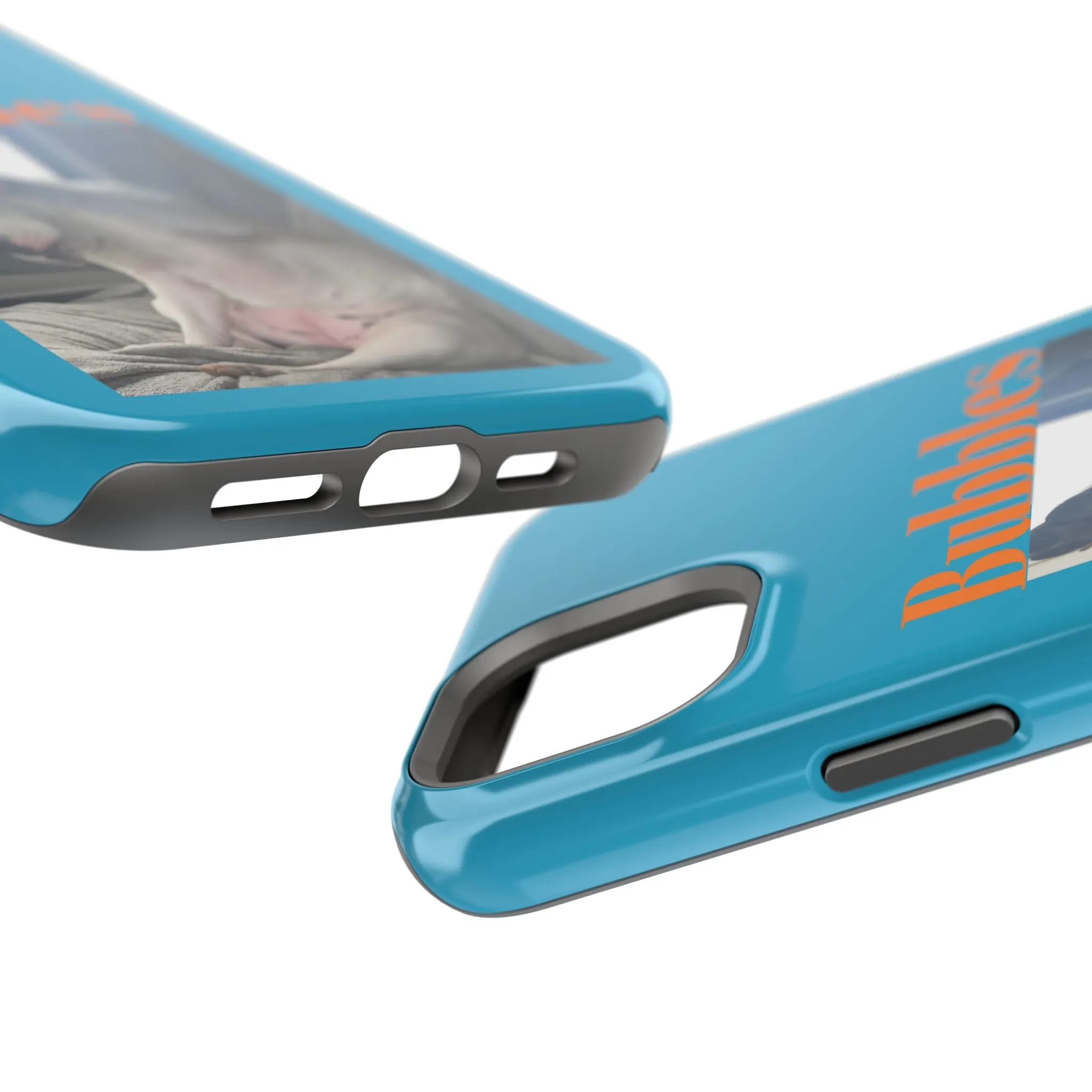Magnetic Tough Cases Blue with Bubbles the Bulldog