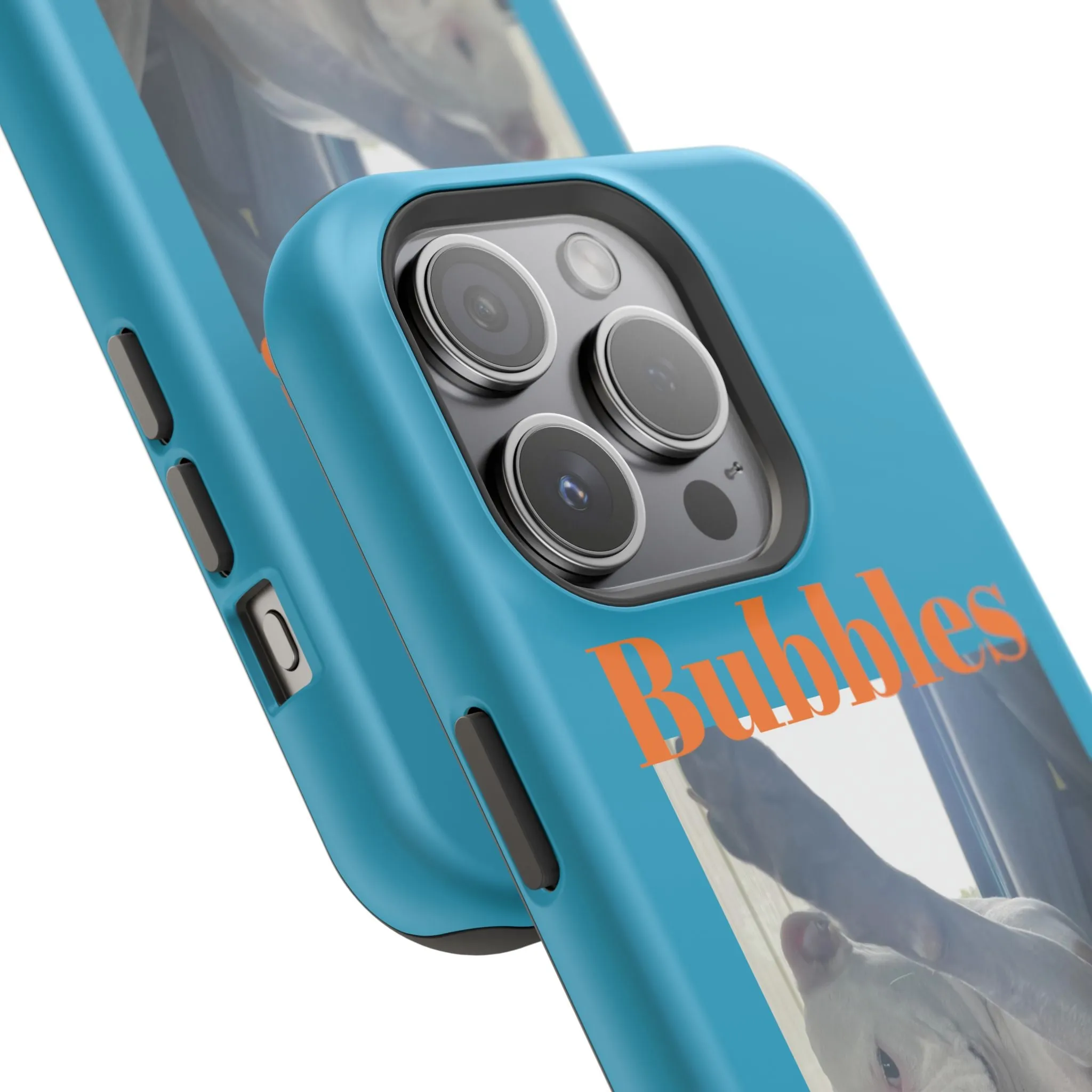 Magnetic Tough Cases Blue with Bubbles the Bulldog