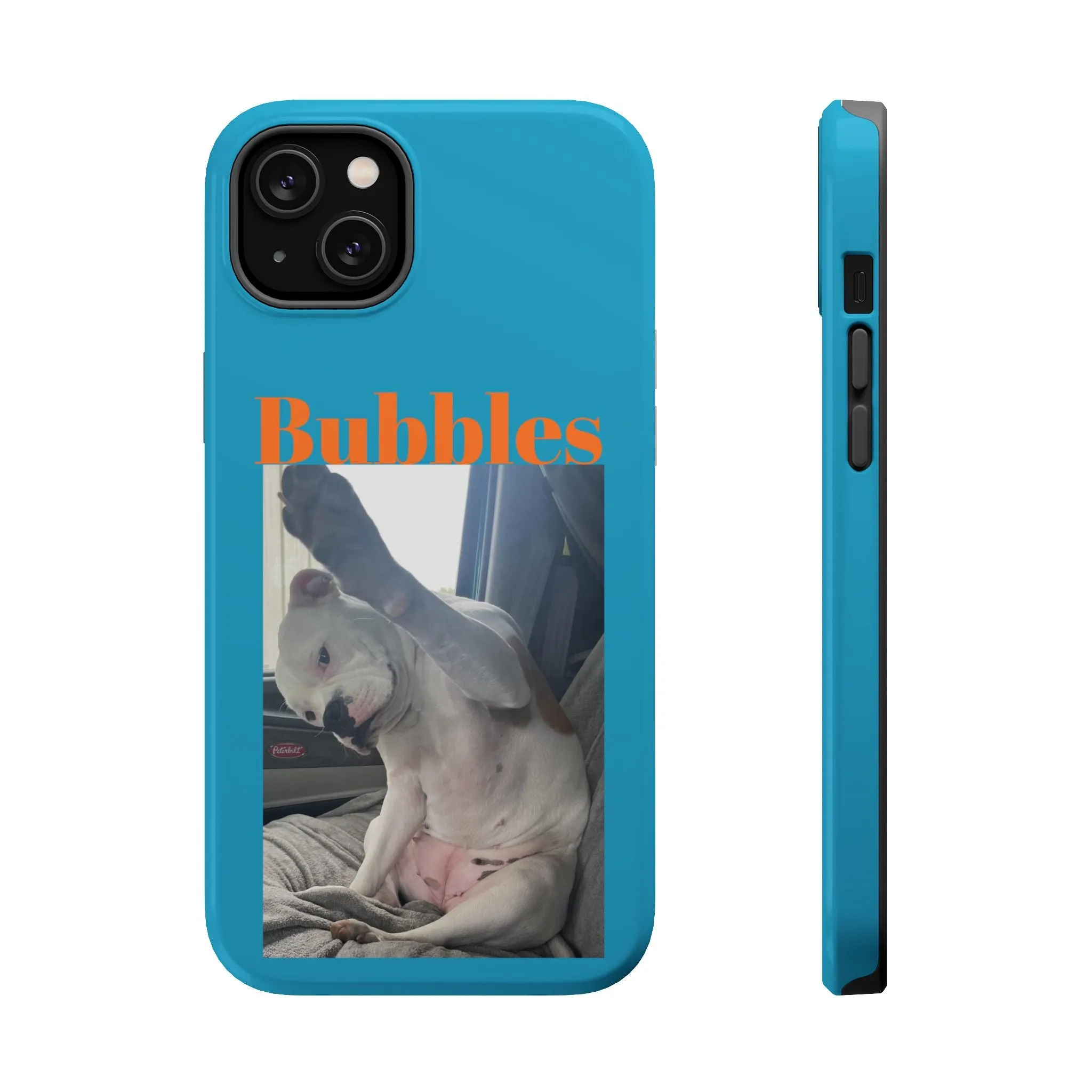Magnetic Tough Cases Blue with Bubbles the Bulldog