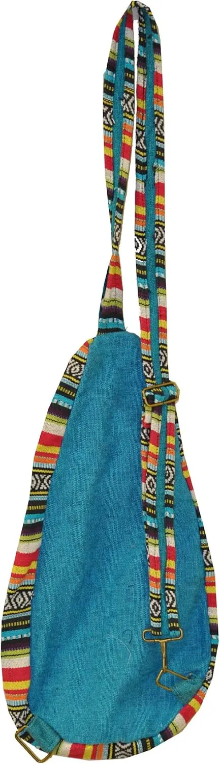 Mandala Crafts Boho Sling Bag for Women Crossbody Purse – Bohemian One Strap Backpack – Hippie Boho Backpack for Men Daypack