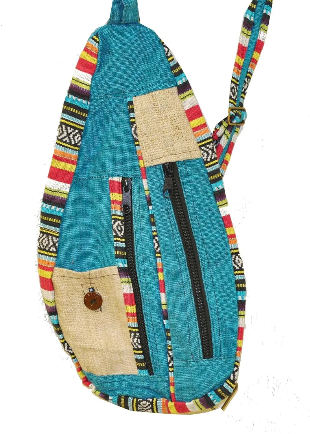 Mandala Crafts Boho Sling Bag for Women Crossbody Purse – Bohemian One Strap Backpack – Hippie Boho Backpack for Men Daypack