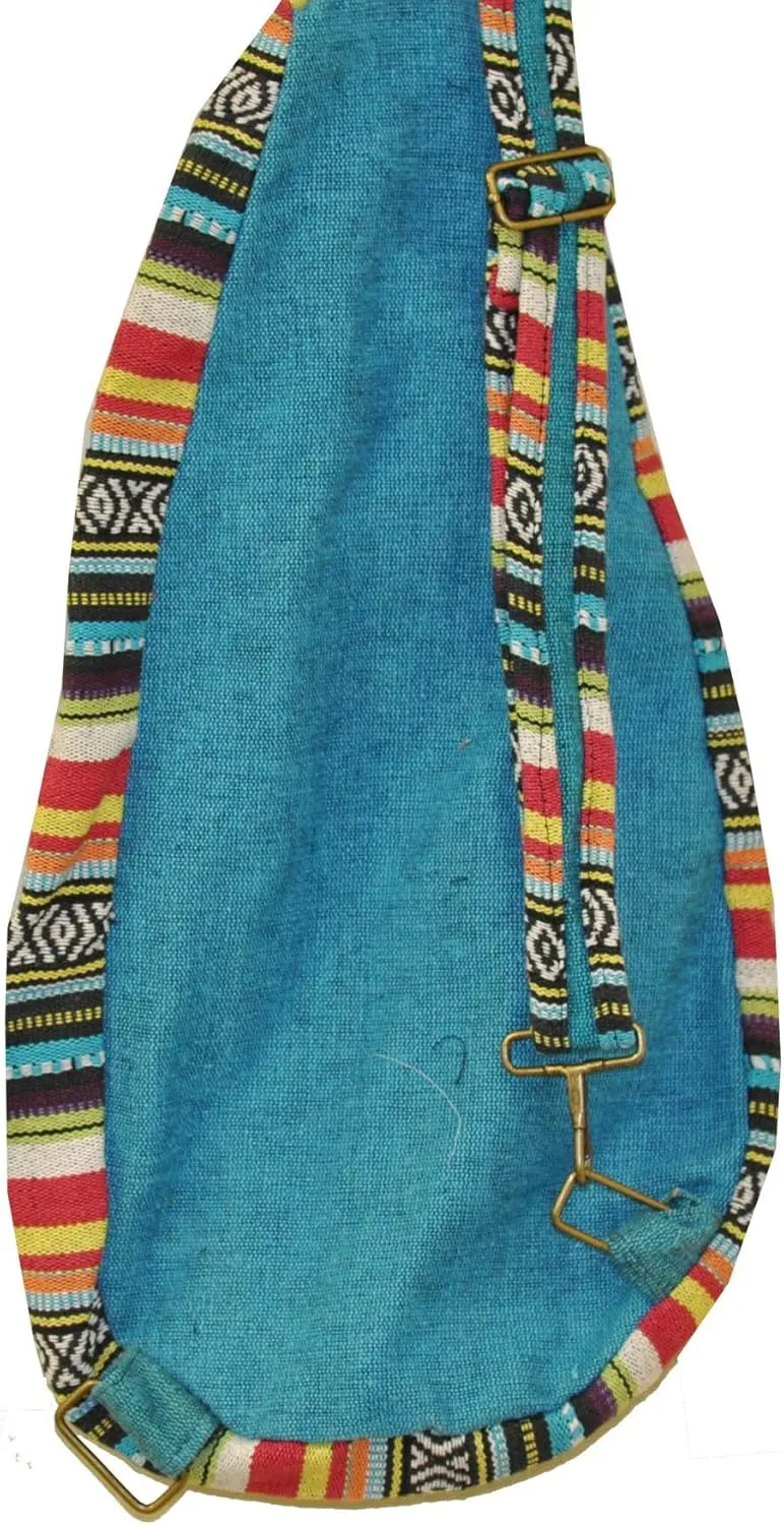 Mandala Crafts Boho Sling Bag for Women Crossbody Purse – Bohemian One Strap Backpack – Hippie Boho Backpack for Men Daypack